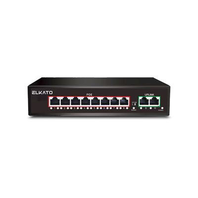 سوئیچ ۸ پورت شبکه EL-1SBL082BP-120W الکاتو